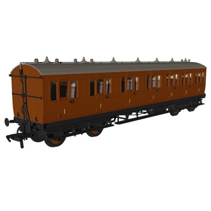 Rapido 978246 OO Gauge Evolution Non-Corridor Composite Coach Generic Brown