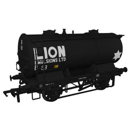 Rapido 981008 OO Gauge Leeds Forge Chemical Tank Lion Emulsion No.B83