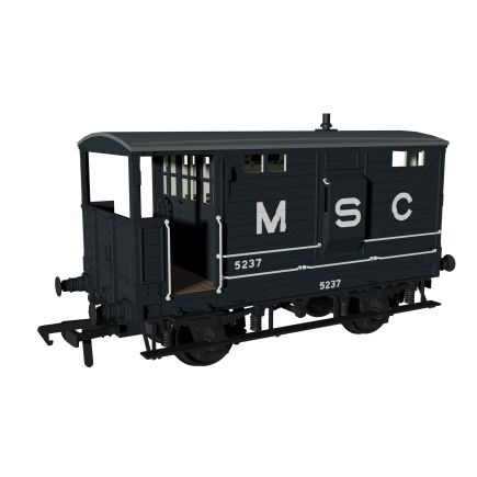 Rapido 987013 OO Gauge LNWR Diagram 17B Brake Van MSC No.5237
