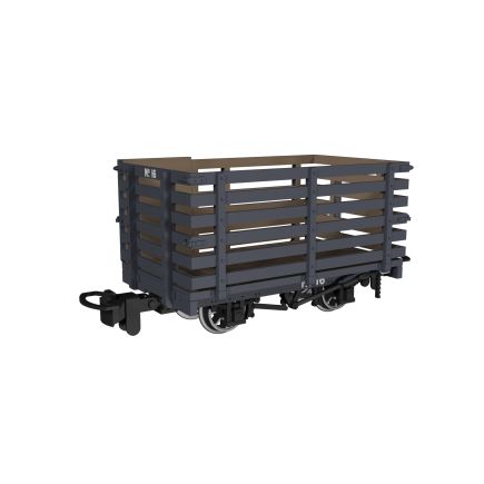Rapido 990602 OO-9 Livestock Wagon Plain Dark Grey No.16