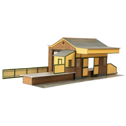 Superquick A07.0 OO Gauge Red Brick Goods Depot Card Kit