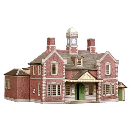 Superquick A10 OO Gauge Railway Terminus Station Card Kit