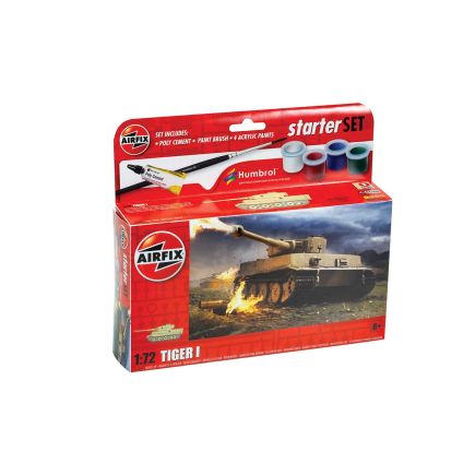 Airfix A55004 Tiger 1 Tank Plasitc Kit Stater Set