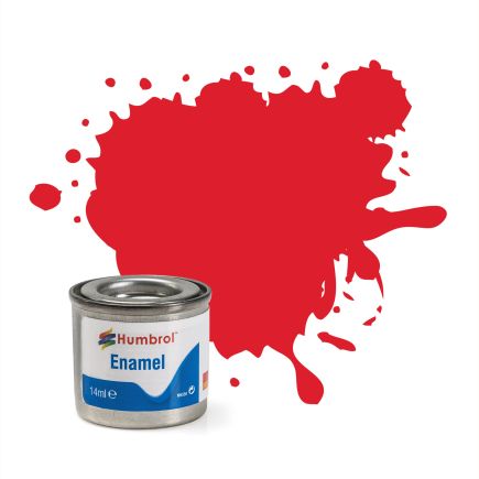 Humbrol Bright Red Enamel Paint