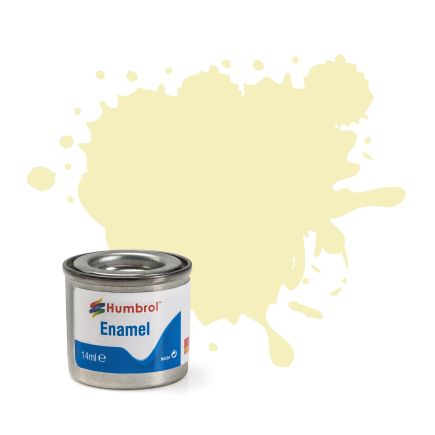 Humbrol No.41 Ivory Gloss Finish Enamel Paint 14ml Tinlet