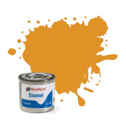 Humbrol No.54 Brass Metallic Finish Enamel paint 14ml Tinlet