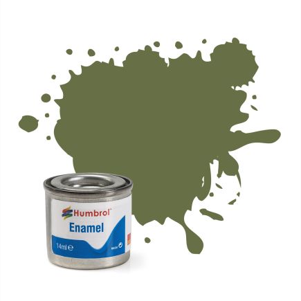 Humbrol No.80 Grass Green Matt Finish Enamel Paint 14ml Tinlet