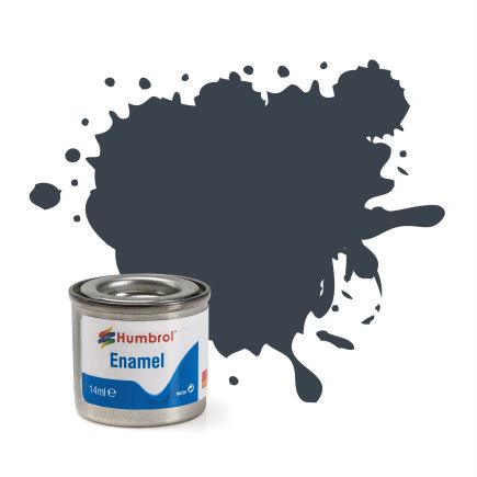 Humbrol No.32 Dark Grey Matt Finish Enamel Paint 14ml Tinlet