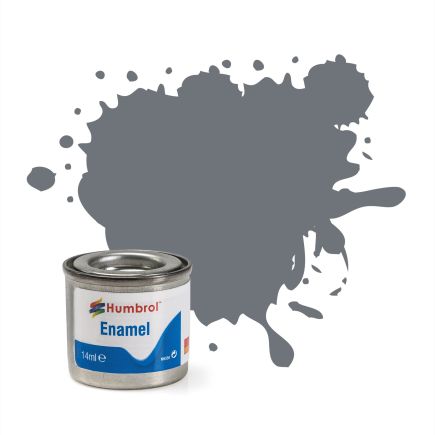 Humbrol No.164 Dark Sea Grey Satin Finish Enamel Paint 14ml Tinlet