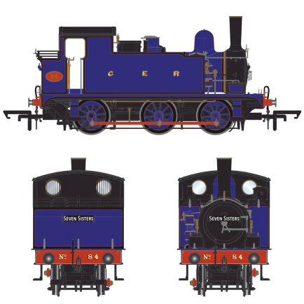 Accurascale ACC2439DCC OO Gauge LNER J67 Buckjumper 0-6-0 84 GER Ultramarine DCC Sound Fitted