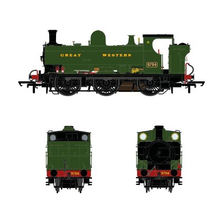 Accurascale ACC2870 OO Gauge GW 57xx 0-6-0 Pannier Tank 5754 GW Green Great Western