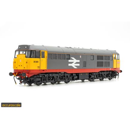 Accurascale ACC3180 OO Gauge Class 31 31301 BR Railfreight Red Stripe
