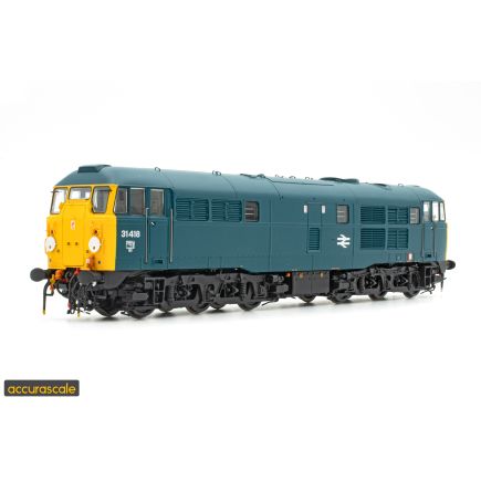 Accurascale ACC3187DCC OO Gauge Class 31 31418 BR Blue DCC Sound Fitted