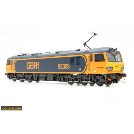 Accurascale ACC3280SIL OO Gauge Class 92 92028 GB Railfreight DCC Fitted