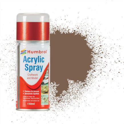 Humbrol AD6029 No.29 Dark Brown Matt Acrylic Spray Paint