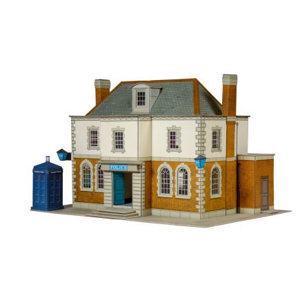 Superquick B25 OO Gauge Police Station or Public Library Card Kit