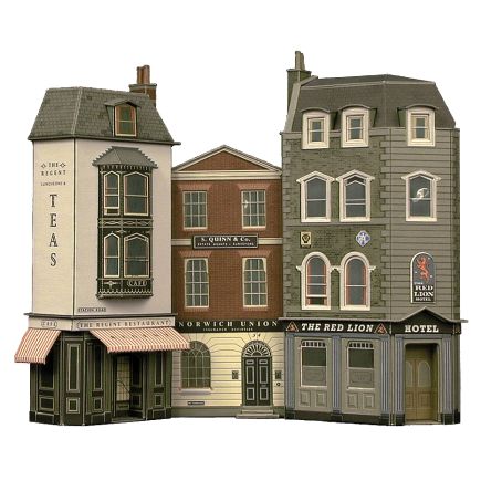 Superquick C1 OO Gauge Hotel Offices & Restaurant Card Kit