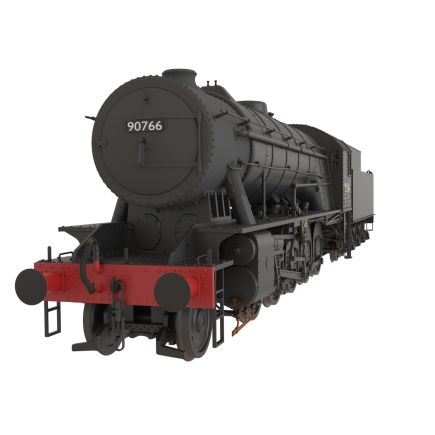 Clark Railworks C1002S OO Gauge WD Austerity 2-10-0 90766 BR Black Early Crest DCC Sound Fitted