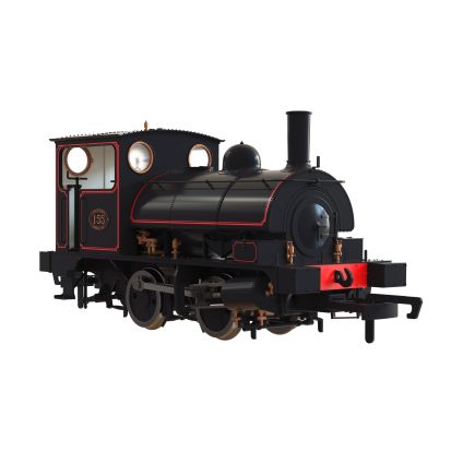 Clark Railworks C1020 OO Gauge L&Y Class 21 Pug 0-4-0 155 L&Y Lined Black