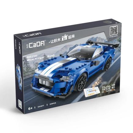 CaDA C51077W Blue Knight Sports Car Plastic Brick Kit