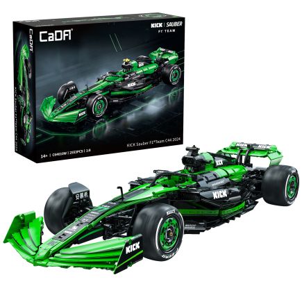 CaDA C64010W KICK Sauber F1 Team C44 Racing Car Plastic Brick Kit