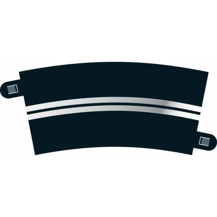 Scalextric C7017 Single Lane Radius 3 Curve Pack Of 4