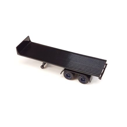 Double Axle Trailer Unpainted Black