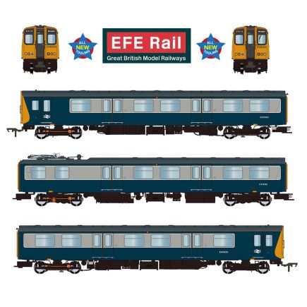 EFE Rail E81001 OO Gauge Class 313 3 Car EMU 313034 BR Blue & Grey