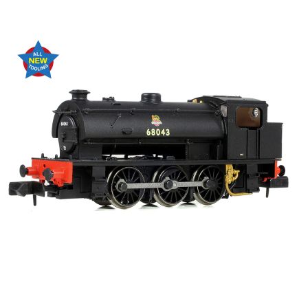 EFE Rail E85502 N Gauge WD Austerity J94 Saddle Tank 68043 BR Black Early Emblem