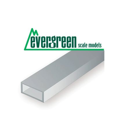 Evergreen Plastic Retangle Tube - Various sizes to choose