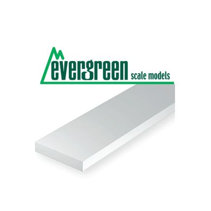 Evergreen Plastic HO Scale Strips - Various sizes to choose