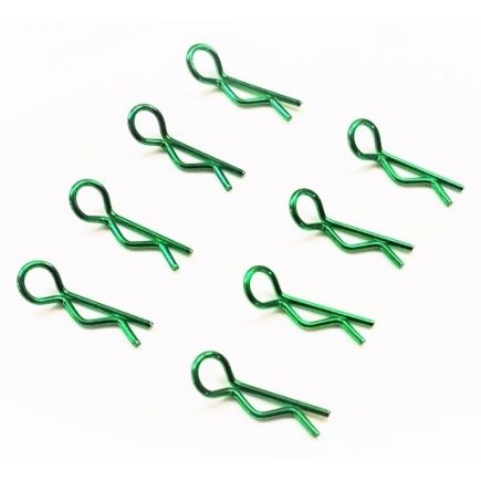 Metallic Green Small Body Clips