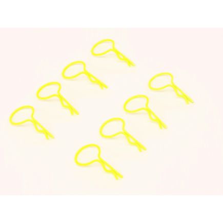 Fastrax FAST213FY Body Clips Flourescent Yellow Large
