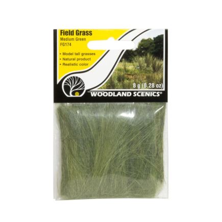 Woodland Scenics FG174 Field Grass Medium Green