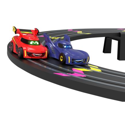 Scalextric G1185 My First Scalextric Batwheels Batman vs Robin Battery Powered Race Set