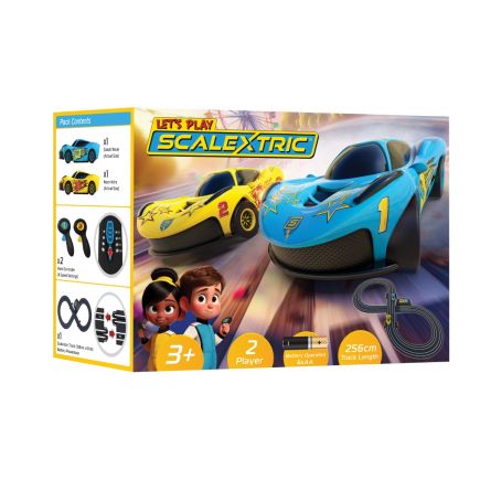 Micro Scalextric G1188 My First Scalextric Lets Play! Battery Powered