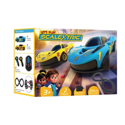 Micro Scalextric G1189 My First Scalextric Lets Play! Mains Powered