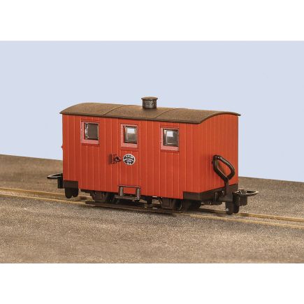 Peco GR-570A OO-9 Ffestiniog Quarryman Coach Red Livery