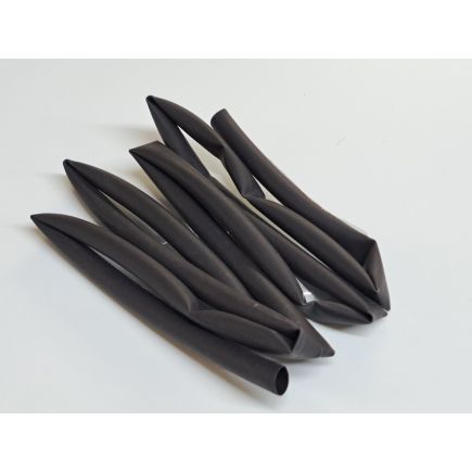Heat Shrink Tube Black 1/4 inch 1m Long