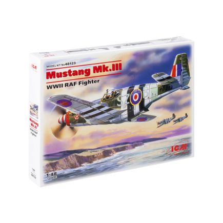 ICM 48123 P51 Mustang Mk.III RAF Plastic Kit