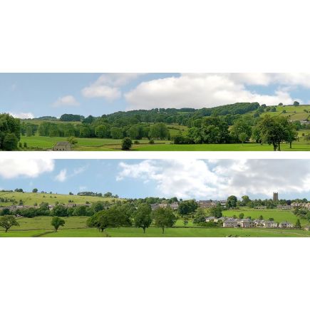 ID Backscenes ID202B 15 Inch Backscene Village Long Set B