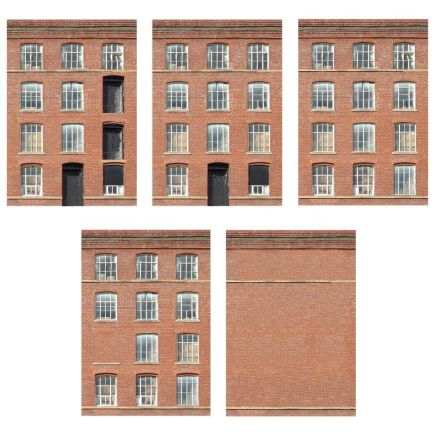 ID Backscenes BM104 OO Gauge 1950s Warehouse Card Kit