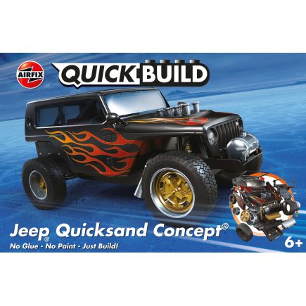 Airfix J6038 Quickbuild Jeep Quicksand Concept Plastic Kit