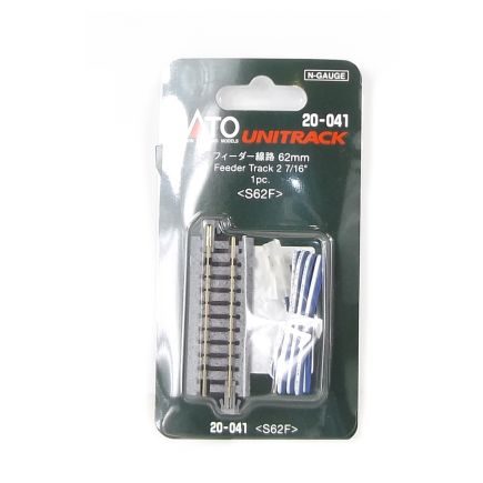 Kato K20-041 N Gauge Unitrack (S62F) Straight Feeder Track 62mm