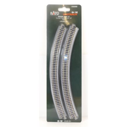 Kato K20-132 N Gauge Unitrack (R348-45) Curved Track 45 Degree (Pack Of 4)