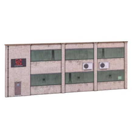 Scale Model Scenery KX018 OO Gauge Ultra-Low Relief Industrial Unit Laser Cut Kit