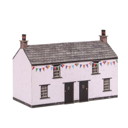 Scale Model Scenery KX074 OO Gauge Workers Cottages Laser Cut Kit