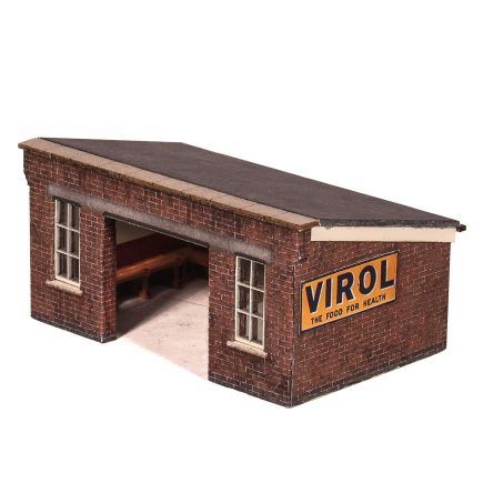 Scale Model Scenery KX095 OO Gauge Small Platform Shelter Laser Cut Kit