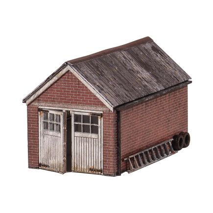 Scale Model Scenery KX117 OO Gauge 1960s Domestic Garage Laser Cut Kit
