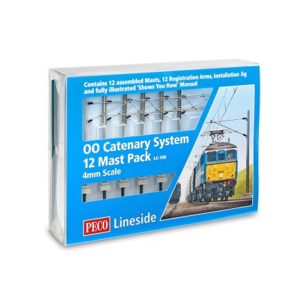 Peco LC-100 OO Gauge Catenary System Startup Pack